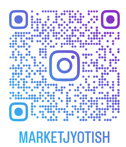 QR code linking to MarketJyotish on Instagram